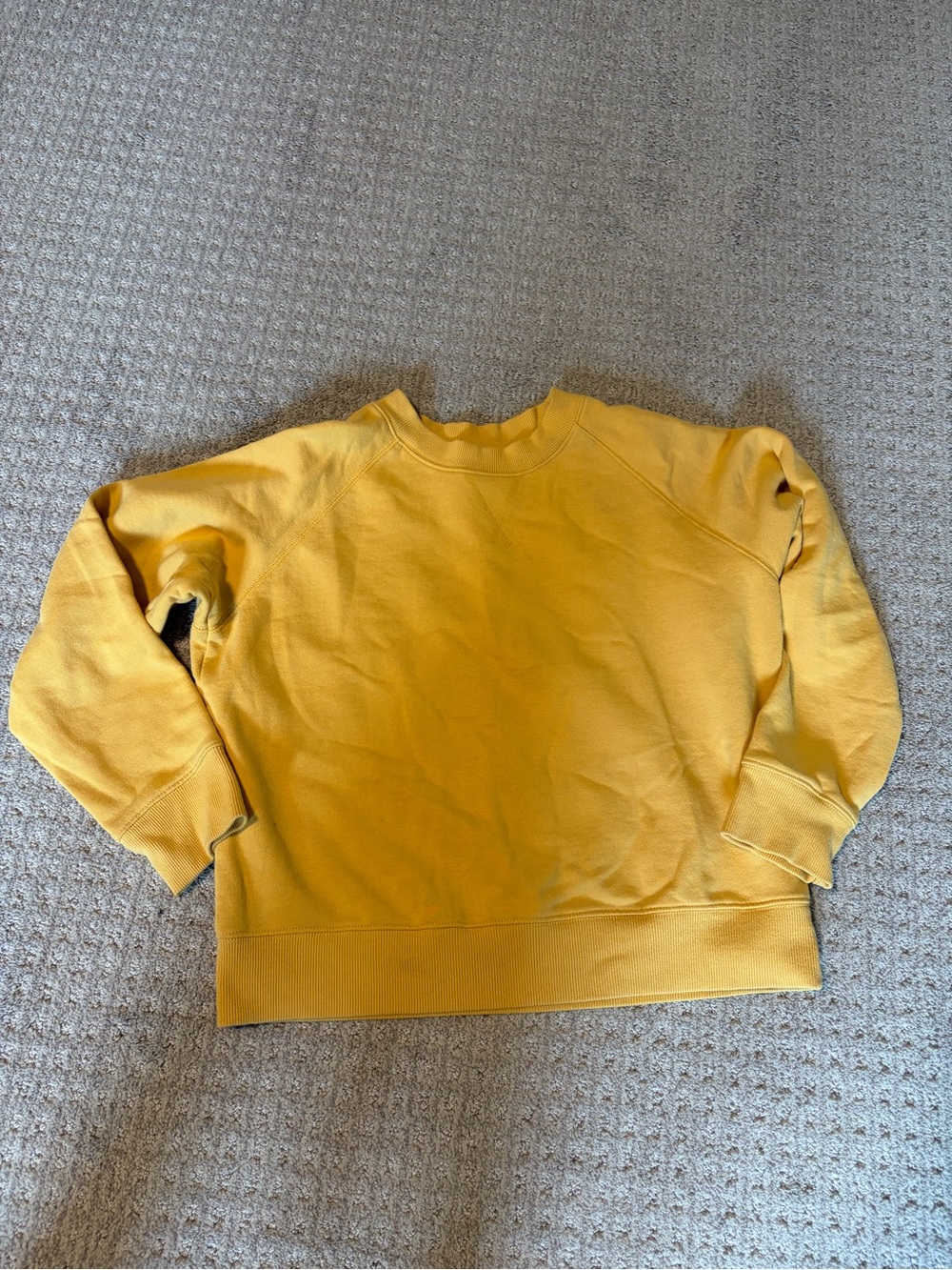 Goldenrod crewneck sweatshirt